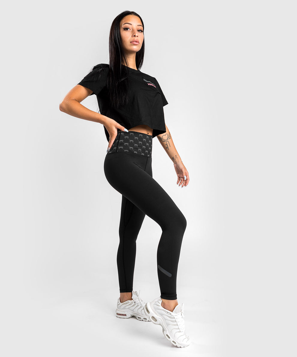 Venum Monogram 7/8 Leggings - Black/Pink Gold