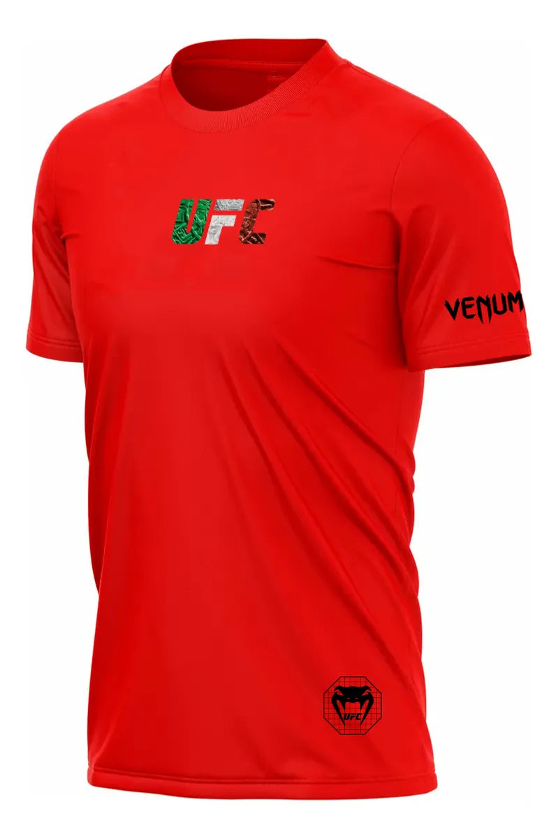 Playera Algodón Ufc Venum Octa Mma Box Muay Thai Kick Boxing