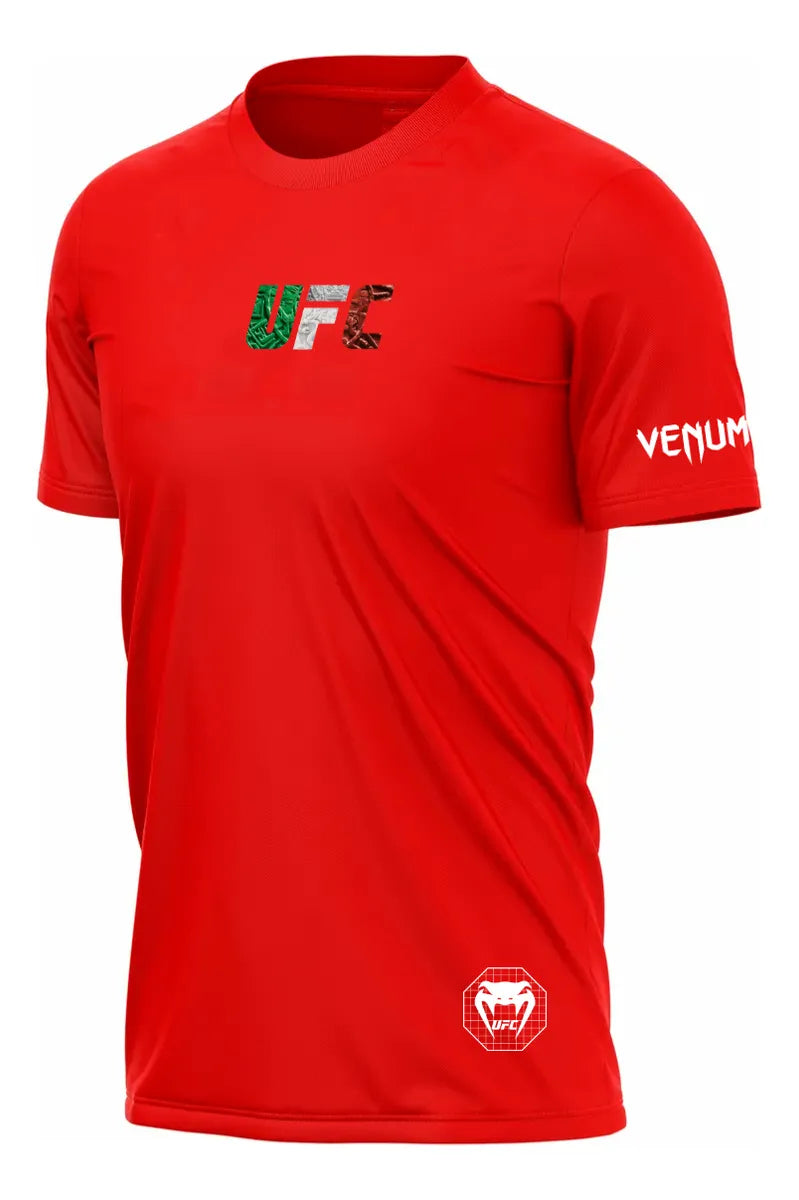 Playera Algodón Ufc Venum Octa Mma Box Muay Thai Kick Boxing